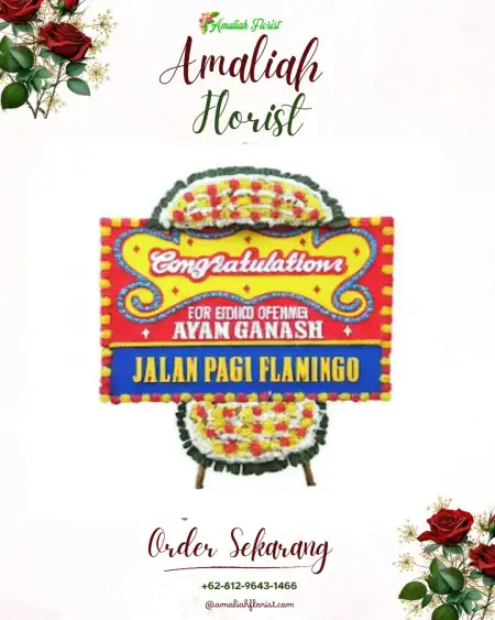 Sewa Papan Bunga Ngelowetan